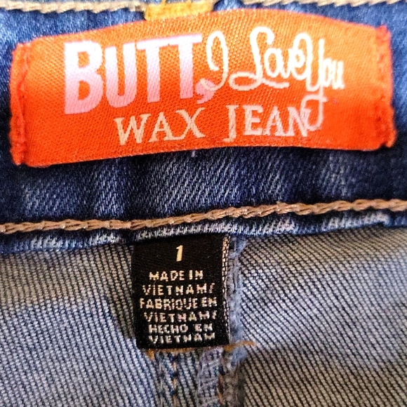 Butt I Love You Wax Jean High Rise Skinny - Picture 5 of 5